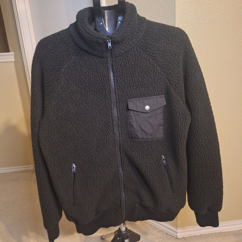 Battenwear Warm-up Black Men's Jacket/Sweater . Size L - Picture 2 of 8